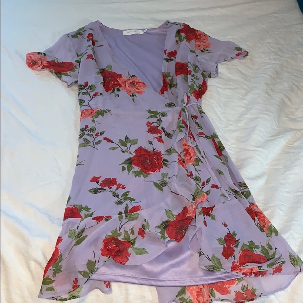 Floral Dress Short Sleeve
